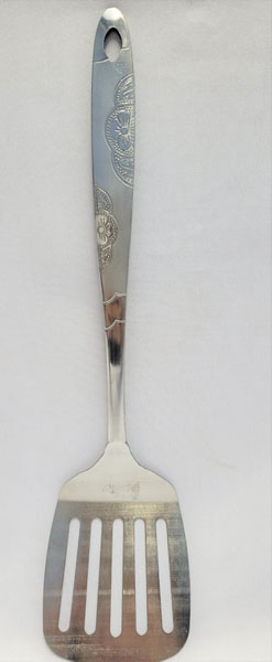 <span style='position: fixed;top: 500px;left: calc( 550px + (100vw - 600px)/2);'></span>
<table width='100%' border='0'>
  <tr>
    <td style='padding: 5px;width: 70%;background-color:#ec0d0d;vertical-align: middle;font-size:35px;height: 102px;border-radius: 20px;'>Stainless Steel Spatula with Flower design</td>
    <td class='watch' align='center' style='position: fixed; background-image:url(assets/price.png);background-size: cover;
    font-size: 45px;
    top: 645px;
    left: calc( 460px + (100vw - 600px)/2);
    width: 245px;
    height: 200px;
    text-align: -webkit-center;
    vertical-align: middle;'><div style='padding-top: 90px;transform: rotate(7deg);'><span>19.50  R</span></div></td>    
  </tr>
</table>