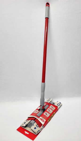 <span style='position: fixed;top: 500px;left: calc( 550px + (100vw - 600px)/2);'></span>
<table width='100%' border='0'>
  <tr>
    <td style='padding: 5px;width: 70%;background-color:#ec0d0d;vertical-align: middle;font-size:35px;height: 102px;border-radius: 20px;'>LIAO Butterfly Mop A130091</td>
    <td class='watch' align='center' style='position: fixed; background-image:url(assets/price.png);background-size: cover;
    font-size: 45px;
    top: 645px;
    left: calc( 460px + (100vw - 600px)/2);
    width: 245px;
    height: 200px;
    text-align: -webkit-center;
    vertical-align: middle;'><div style='padding-top: 90px;transform: rotate(7deg);'><span>150.00  R</span></div></td>    
  </tr>
</table>